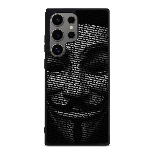 Guy Fawkes Mask Anonymous Samsung Galaxy S24 Ultra Case