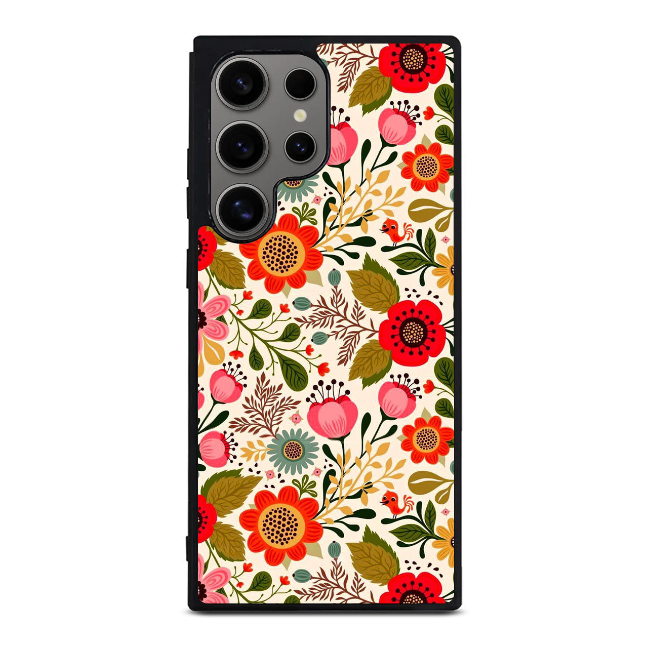 Hello Spring Pattern Samsung Galaxy S24 Ultra Case