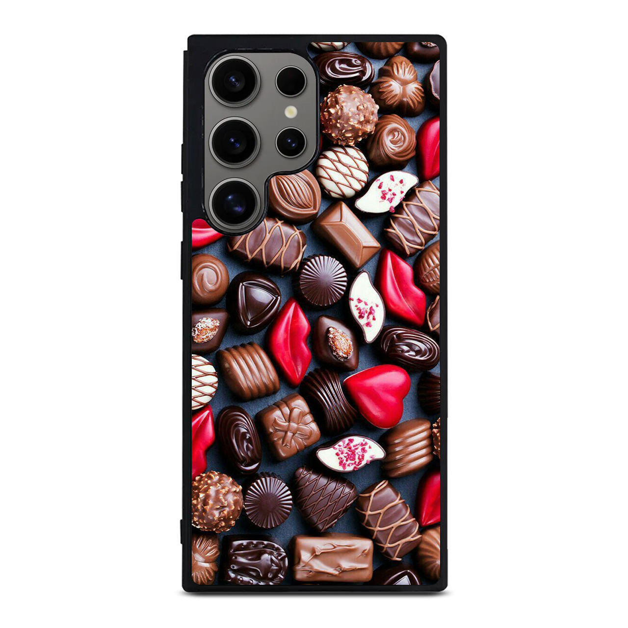 I Love Choco Pattern Samsung Galaxy S24 Ultra Case