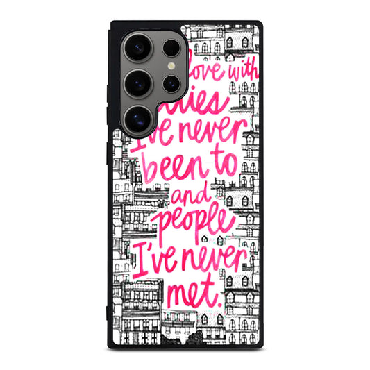 John Green Quotes I'm in Love With Cities Samsung Galaxy S24 Ultra Case