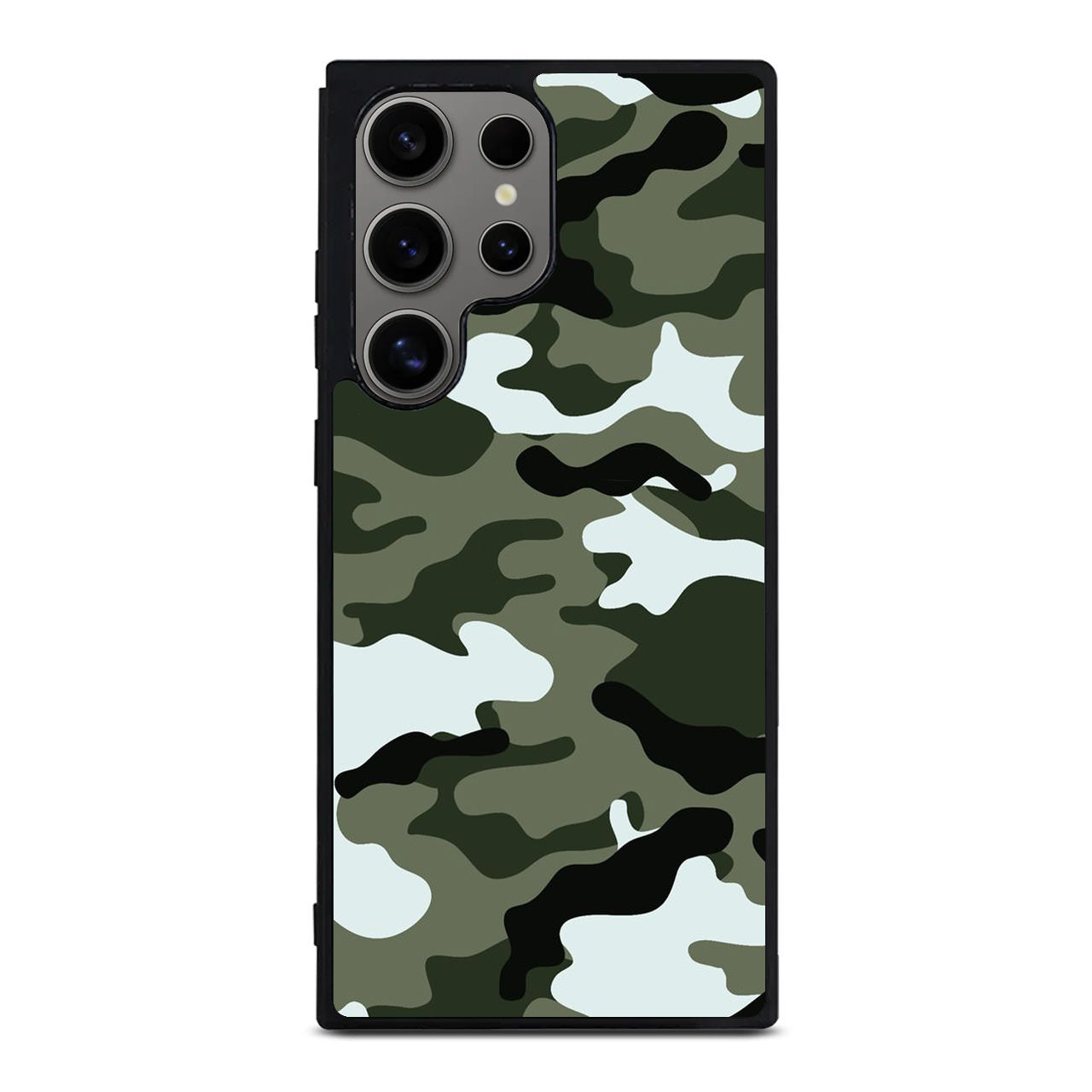 Military Green Camo Samsung Galaxy S24 Ultra Case