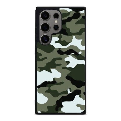 Military Green Camo Samsung Galaxy S24 Ultra Case