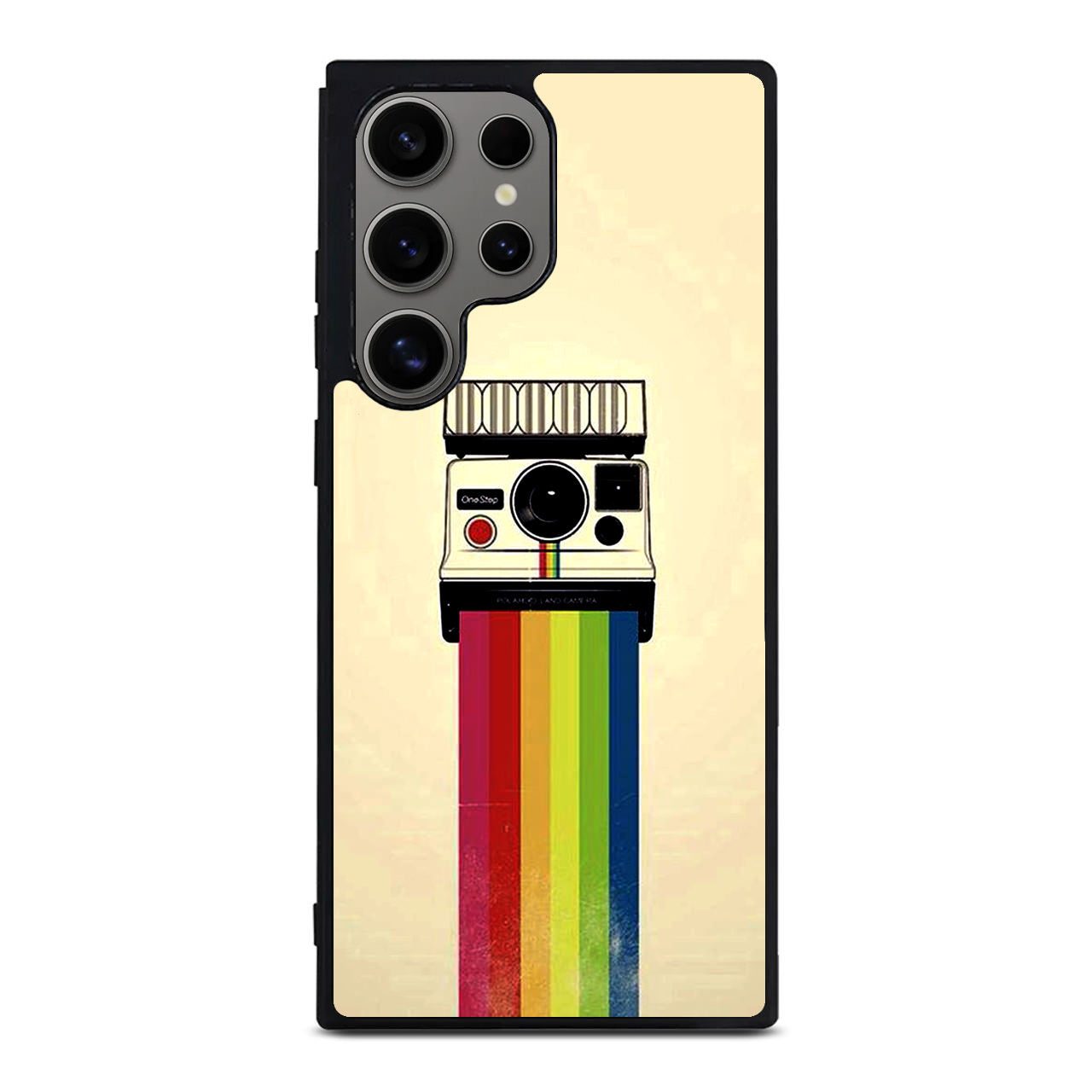 Polaroid Camera Colorful Rainbow Samsung Galaxy S24 Ultra Case