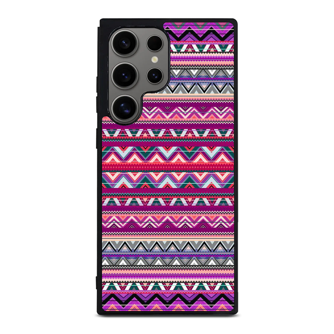 Purple Aztec Art Samsung Galaxy S24 Ultra Case