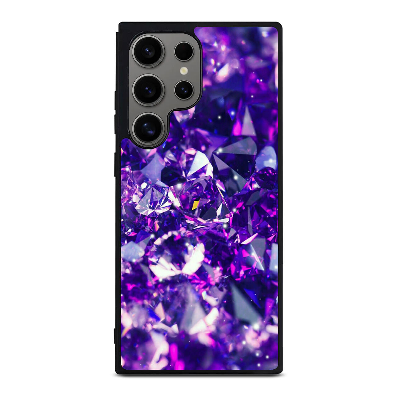 Purple Crystal Samsung Galaxy S24 Ultra Case