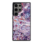 Purple Marble Samsung Galaxy S24 Ultra Case