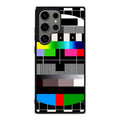 Scheme Pause TV Colorful Mesh Samsung Galaxy S24 Ultra Case