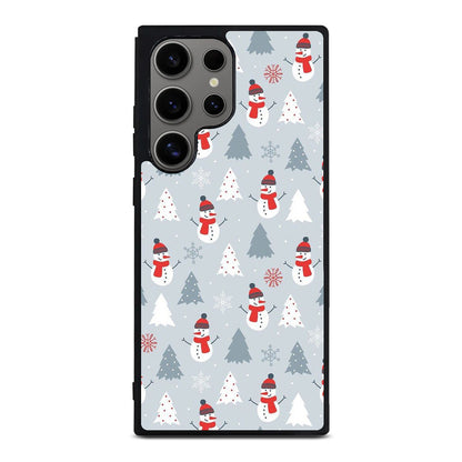 Snowmans Pattern Samsung Galaxy S24 Ultra Case