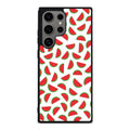 Watermelon Fruit Pattern White Samsung Galaxy S24 Ultra Case