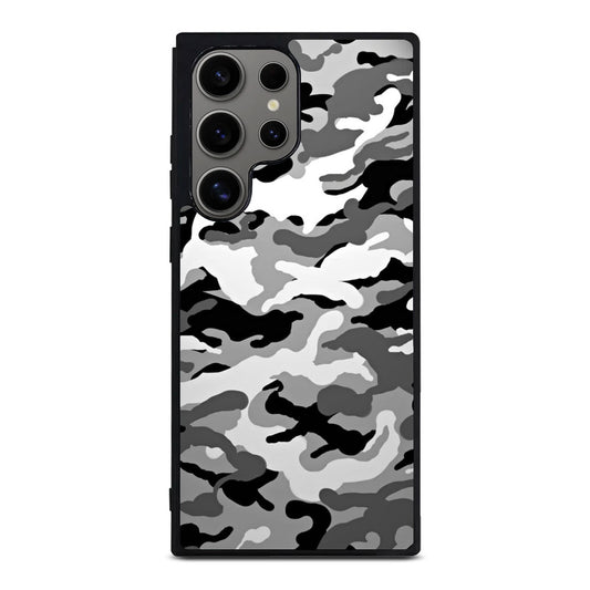 Winter Army Camo Samsung Galaxy S24 Ultra Case