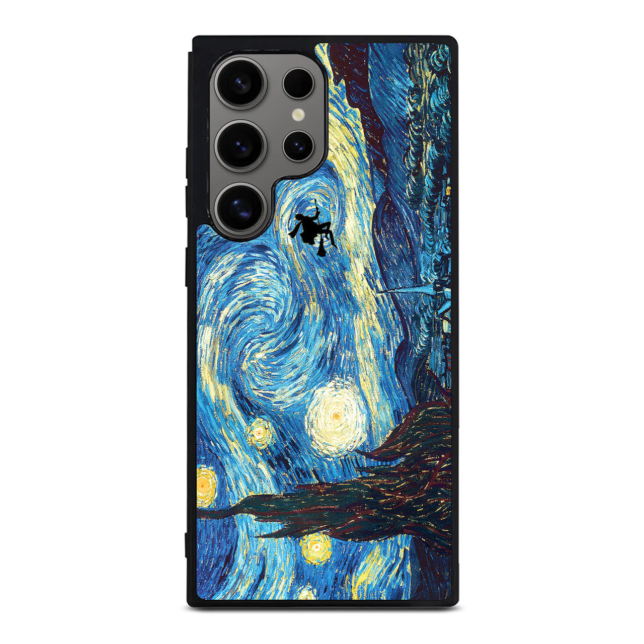 Witch on The Starry Night Sky Samsung Galaxy S24 Ultra Case