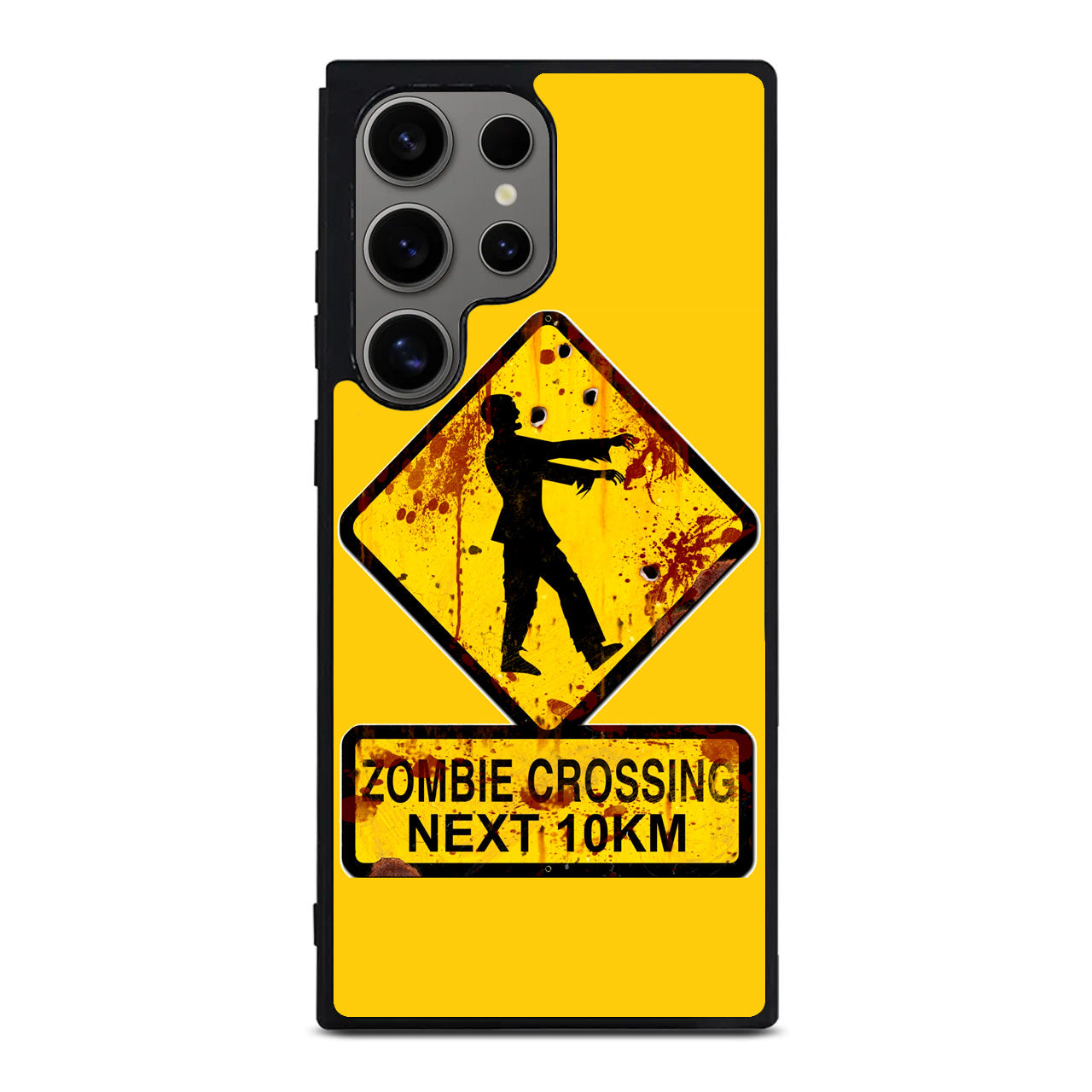 Zombie Crossing Sign Samsung Galaxy S24 Ultra Case