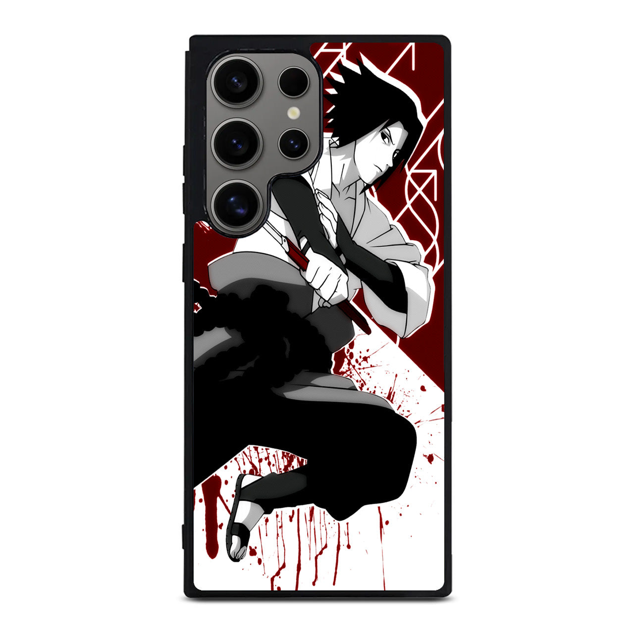 Anime Naruto Sasuke Uchiha Samsung Galaxy S24 Ultra Case