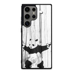 Banksy Graffiti Panda Samsung Galaxy S24 Ultra Case