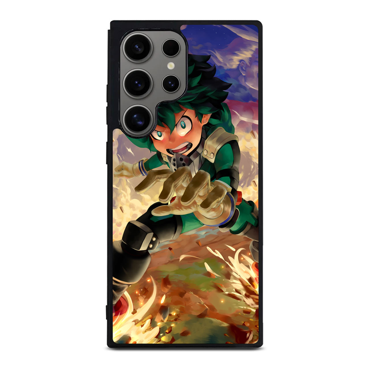 Boku No Hero Academia Deku Samsung Galaxy S24 Ultra Case