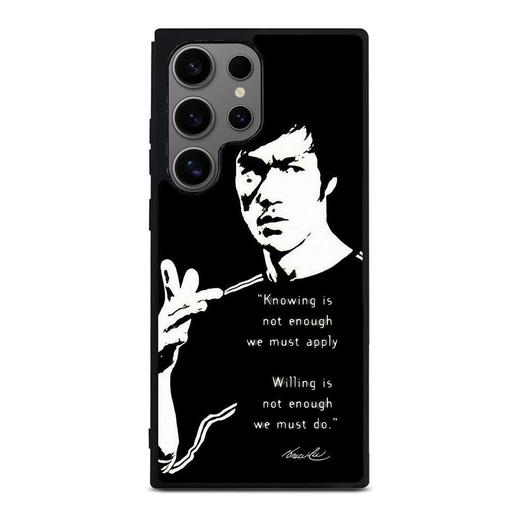 Bruce Lee Quotes Samsung Galaxy S24 Ultra Case