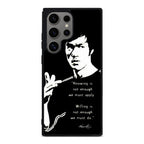 Bruce Lee Quotes Samsung Galaxy S24 Ultra Case