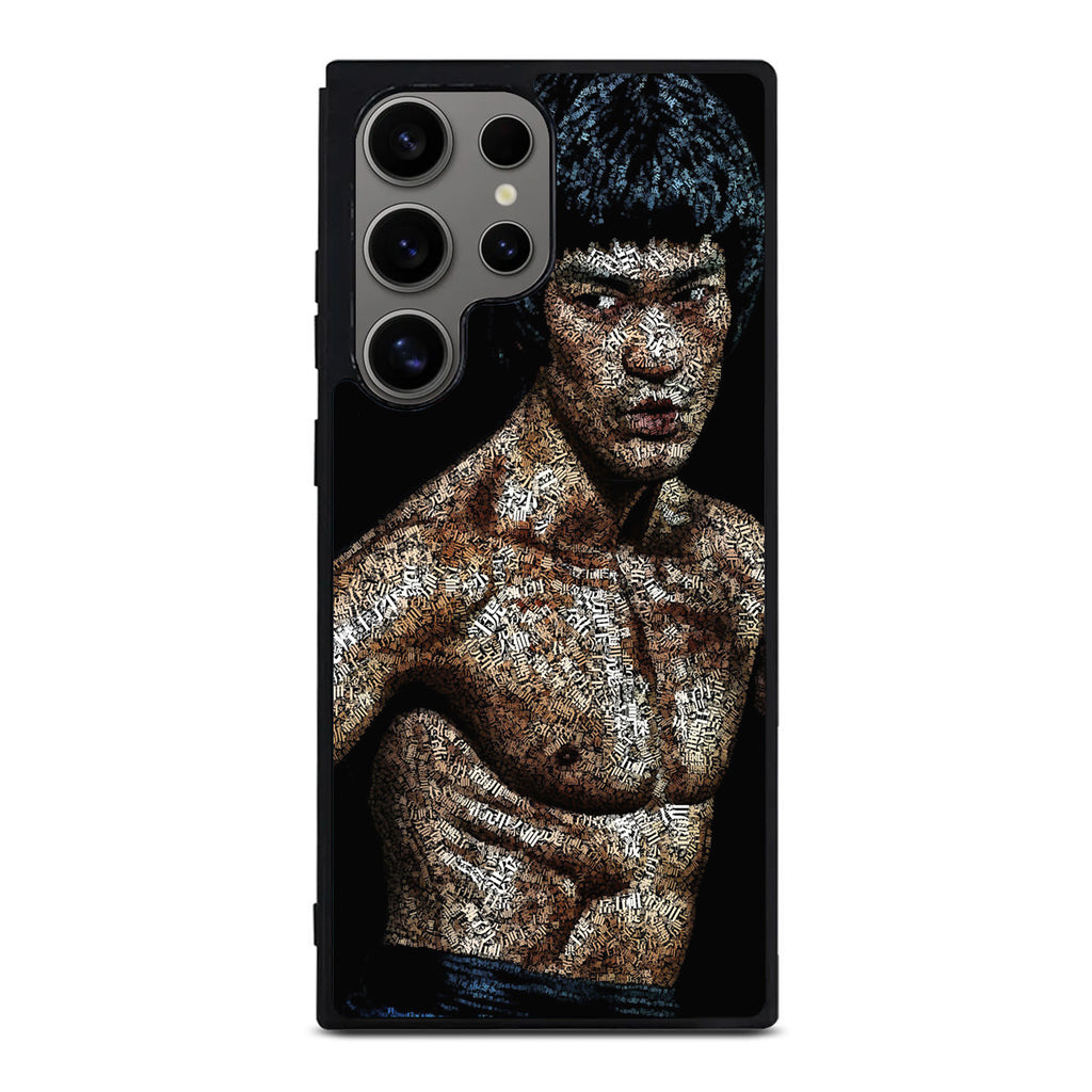 Bruce Lee Typograph Samsung Galaxy S24 Ultra Case