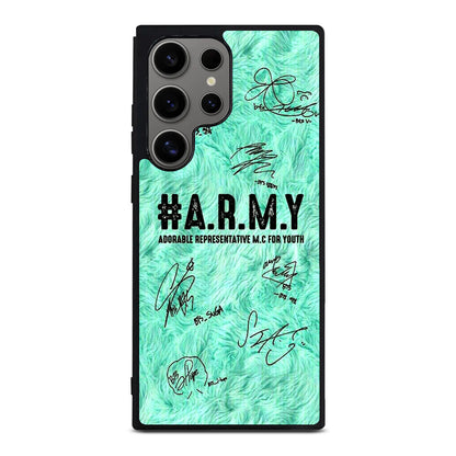 BTS Army Signature Samsung Galaxy S24 Ultra Case