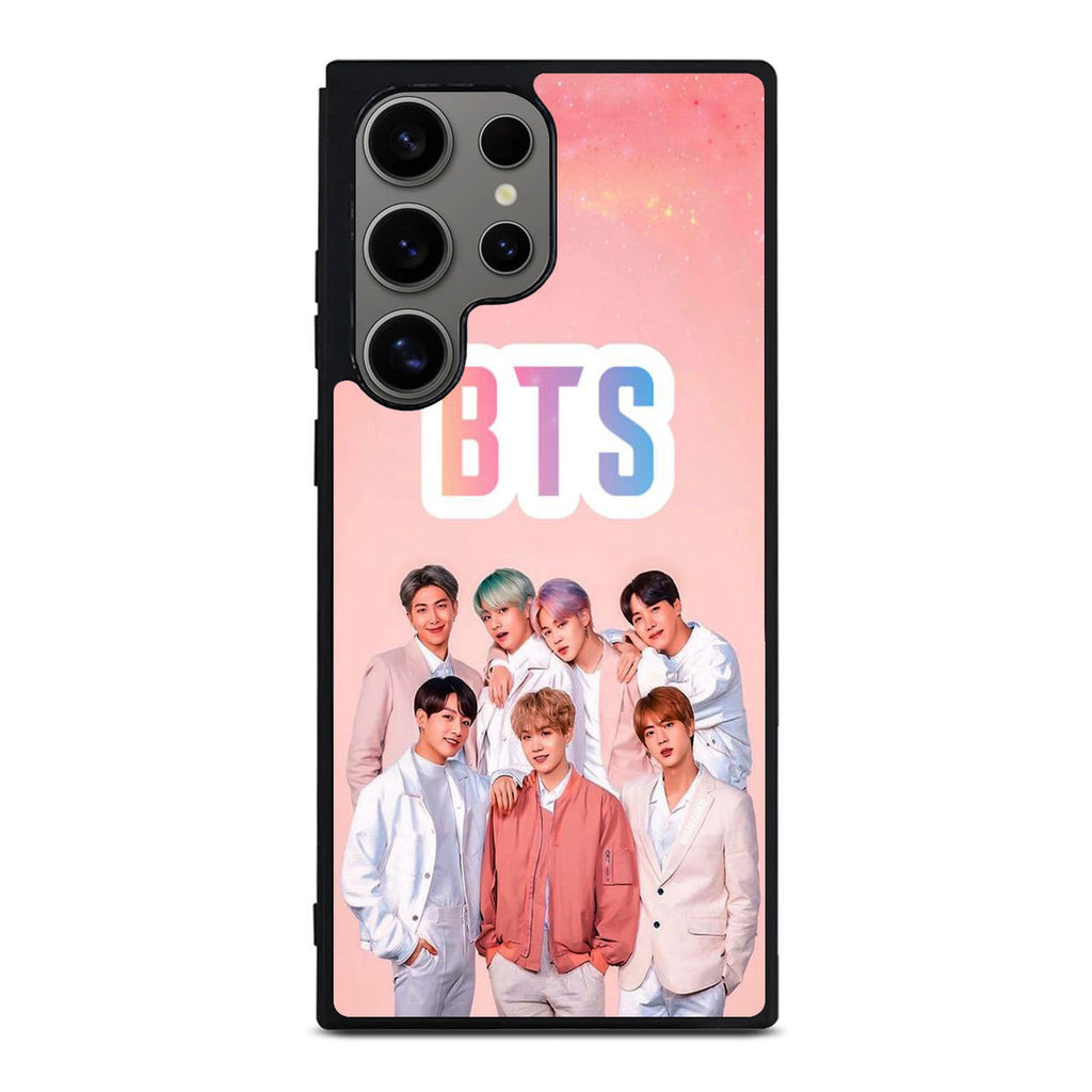 BTS Member in Pink Samsung Galaxy S24 Ultra Case