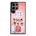 BTS Member in Pink Samsung Galaxy S24 Ultra Case