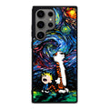 Calvin Art At Starry Night Samsung Galaxy S24 Ultra Case