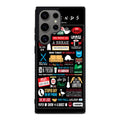 Friends TV Show Quotes Poster Samsung Galaxy S24 Ultra Case