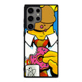 Homer Eats Donut Samsung Galaxy S24 Ultra Case