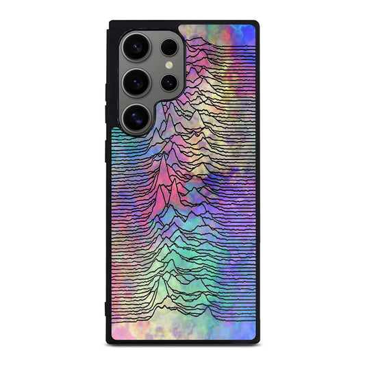 Joy Division Unknown Pleasures Colorful Samsung Galaxy S24 Ultra Case