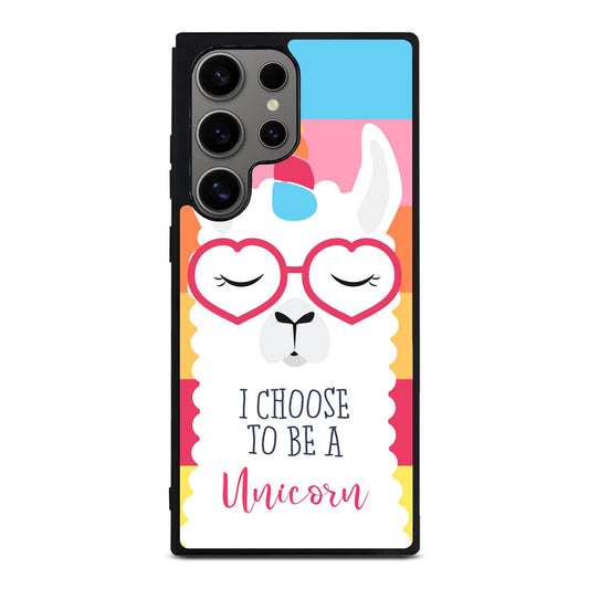 Llama Unicorn Samsung Galaxy S24 Ultra Case