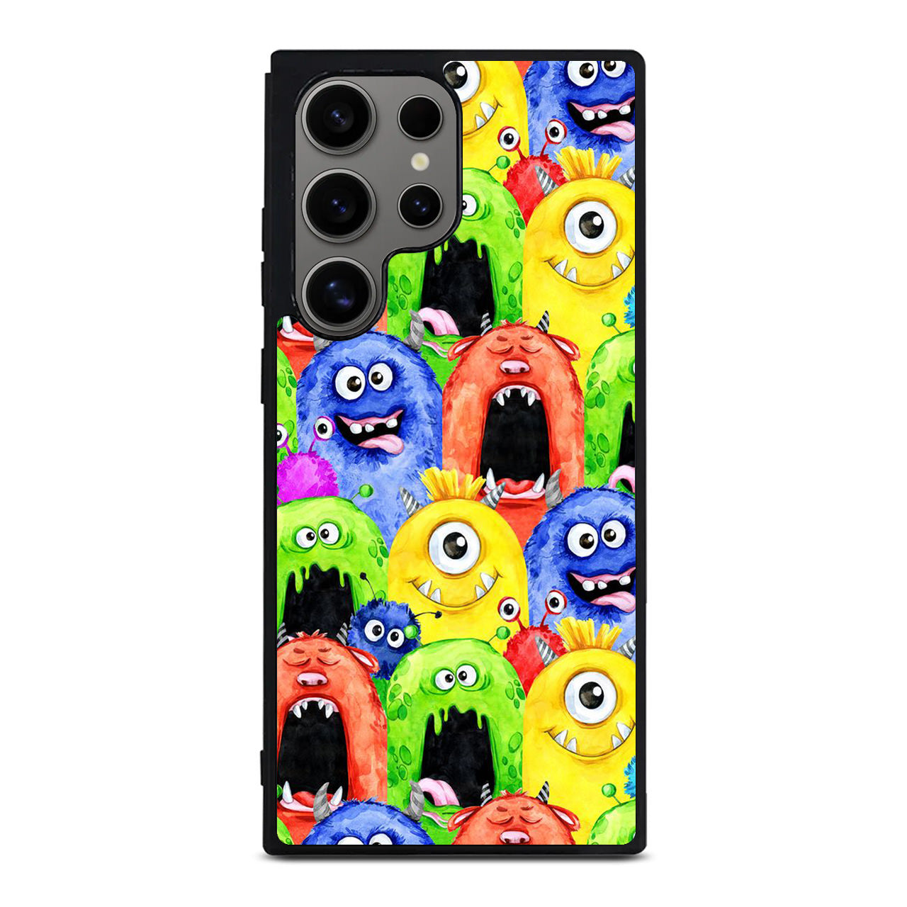 Monster Watercolor Art Samsung Galaxy S24 Ultra Case