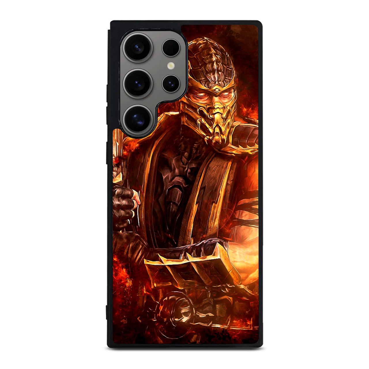 Mortal Kombat Scorpion Samsung Galaxy S24 Ultra Case