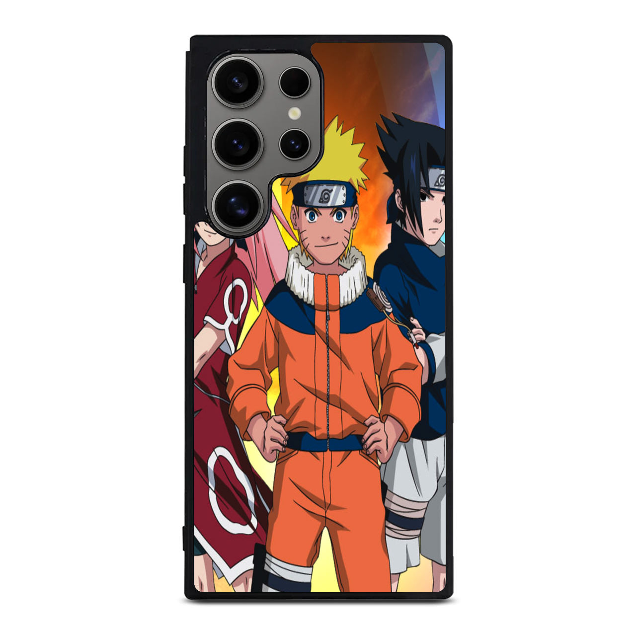 Naruto Sasuke And Sakura Samsung Galaxy S24 Ultra Case