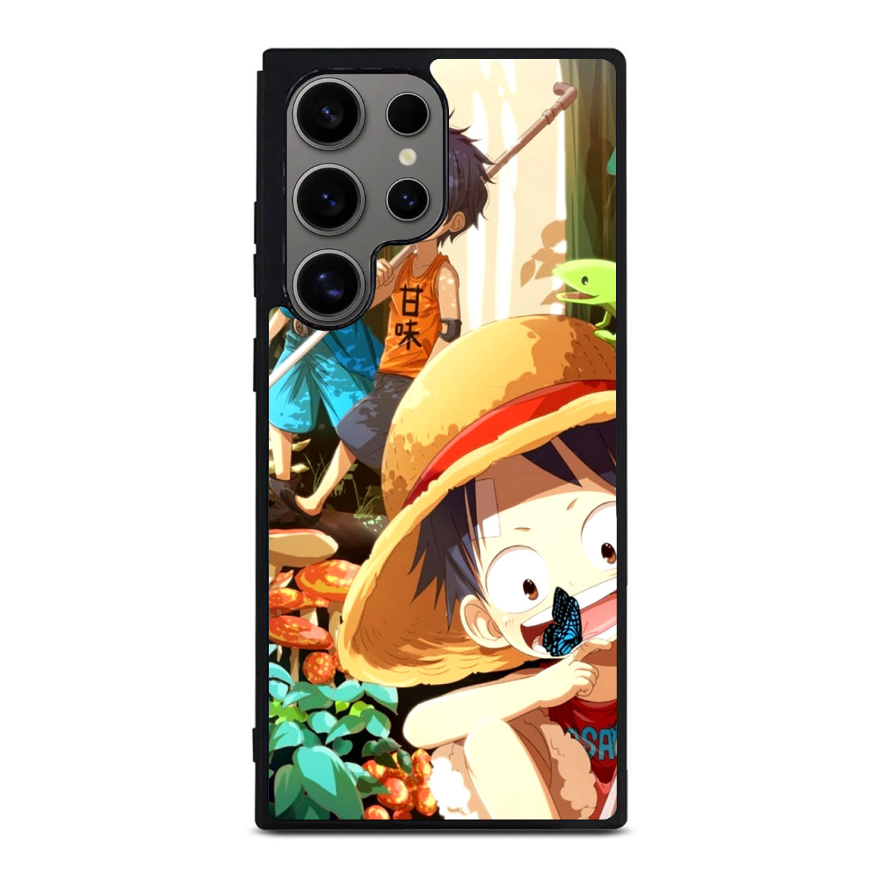 One Piece Little Sabo Ace Luffy Cute Samsung Galaxy S24 Ultra Case