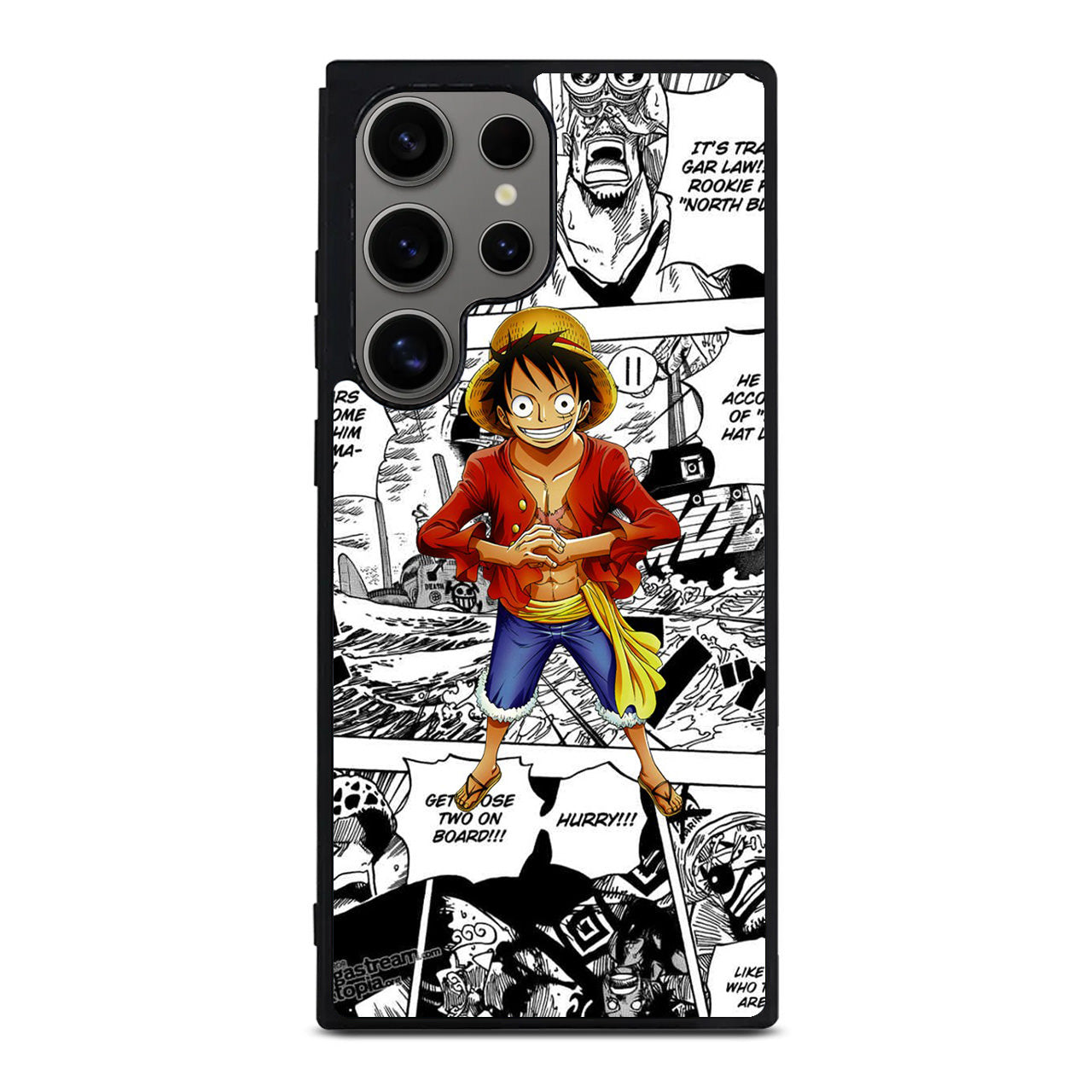 One Piece Luffy Comics Samsung Galaxy S24 Ultra Case