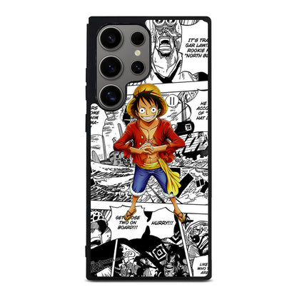 One Piece Luffy Comics Samsung Galaxy S24 Ultra Case