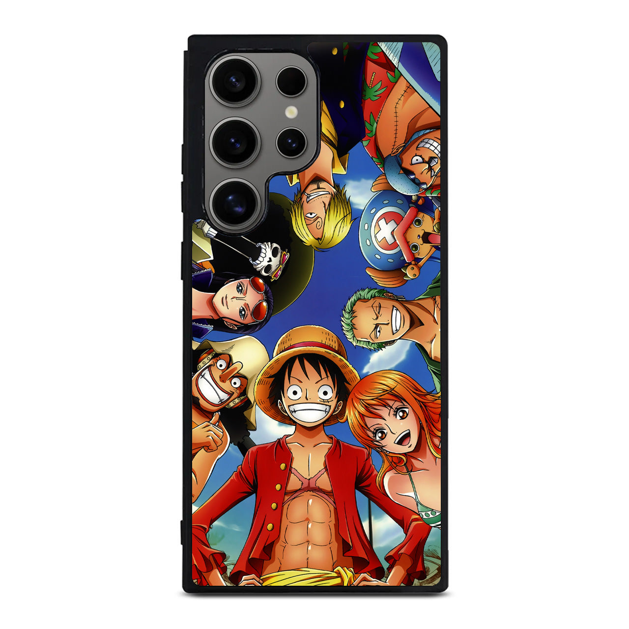 One Piece Luffy Crew Samsung Galaxy S24 Ultra Case