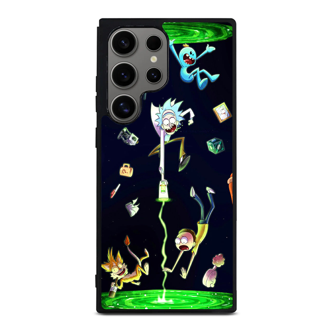 Rick And Morty Portal Fall Samsung Galaxy S24 Ultra Case