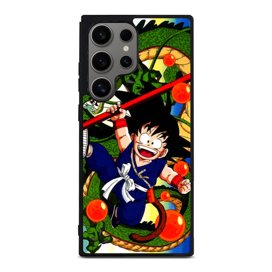 Shenlong And Little Goku Dragon Ball Samsung Galaxy S24 Ultra Case