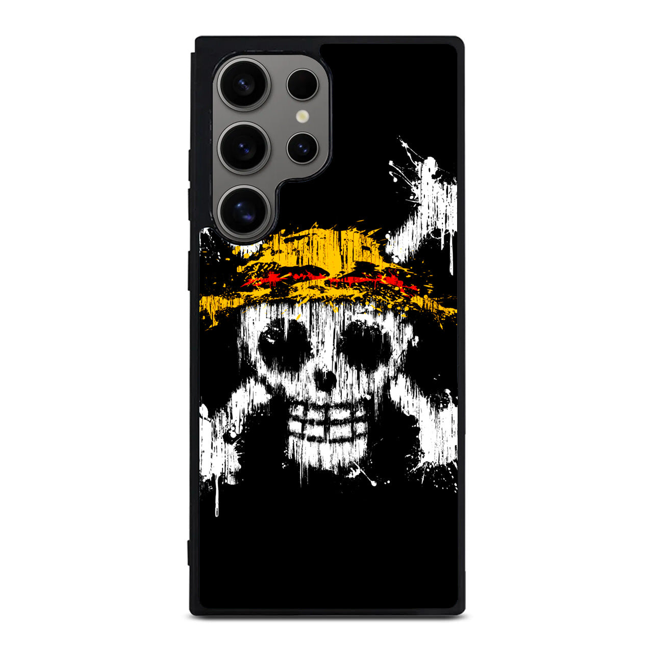 Straw Hat Pirate Logo Paint Samsung Galaxy S24 Ultra Case