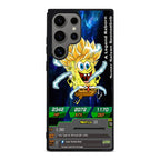 Super Saiyan Spongebob Card Samsung Galaxy S24 Ultra Case