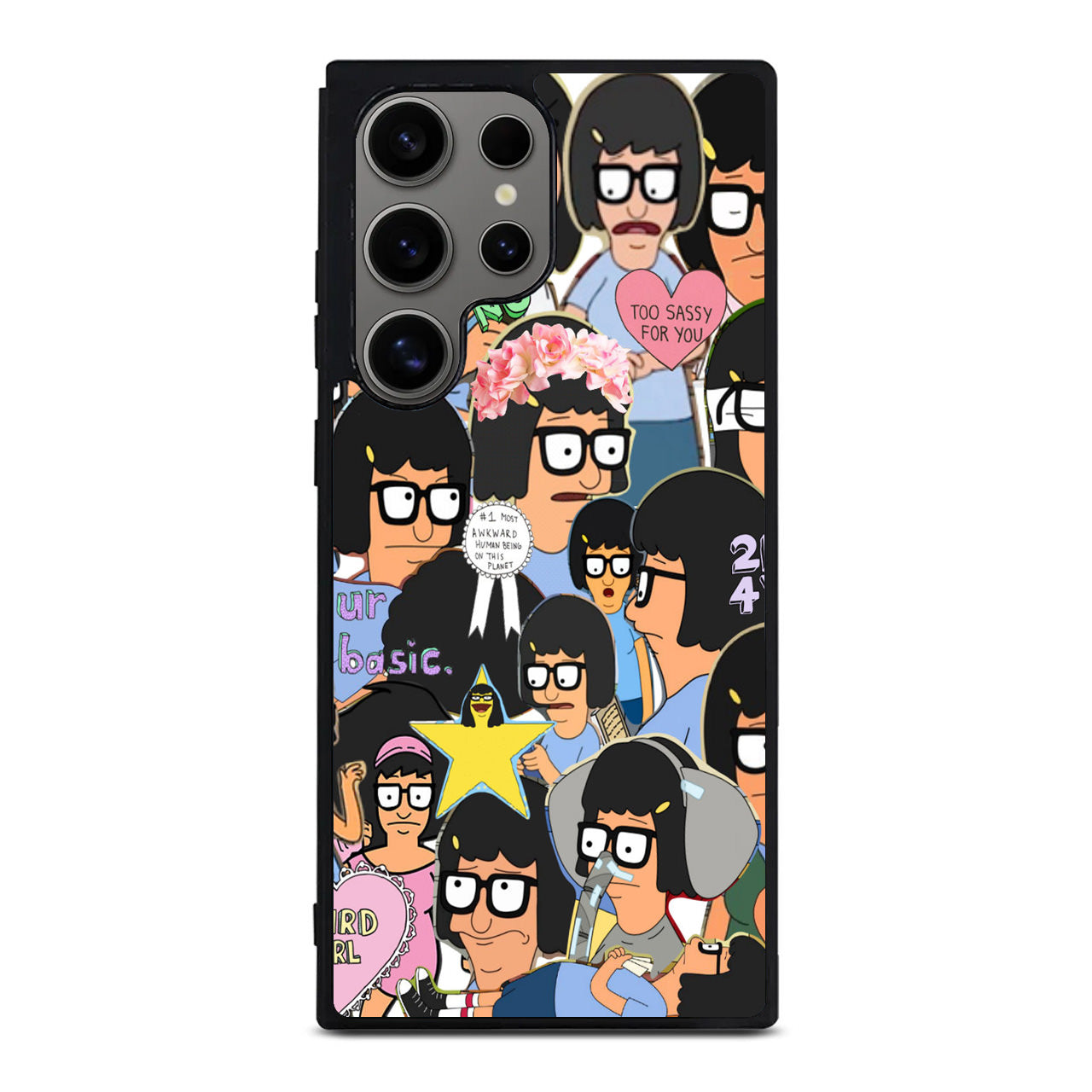 Tina Belcher Collage Samsung Galaxy S24 Ultra Case