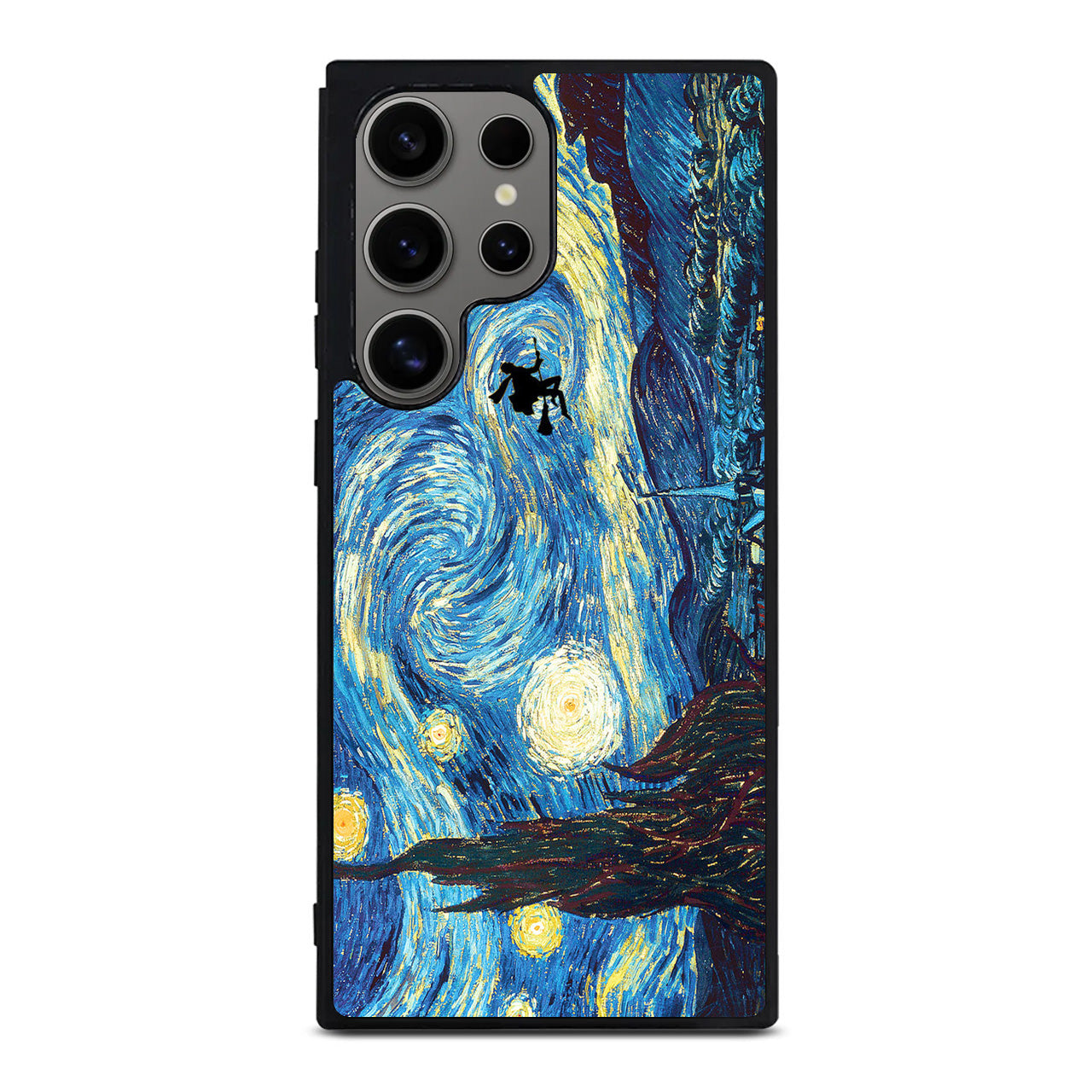 Witch Flying In Van Gogh Starry Night Samsung Galaxy S24 Ultra Case