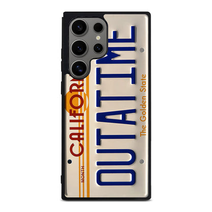 Back to the Future License Plate Outatime Samsung Galaxy S24 Ultra Case