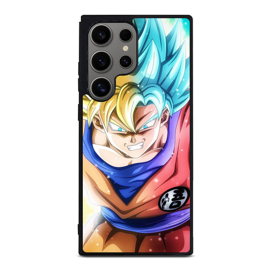 Goku SSJ 1 to SSJ Blue Samsung Galaxy S24 Ultra Case