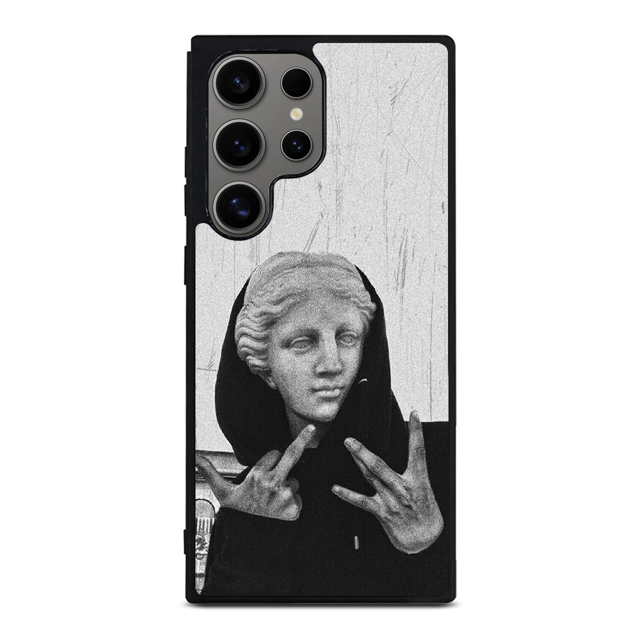 Greek Statue Wearing Hoodie Samsung Galaxy S24 Ultra Case