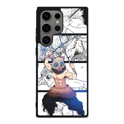 Inosuke Hashibira Manga Collage Samsung Galaxy S24 Ultra Case