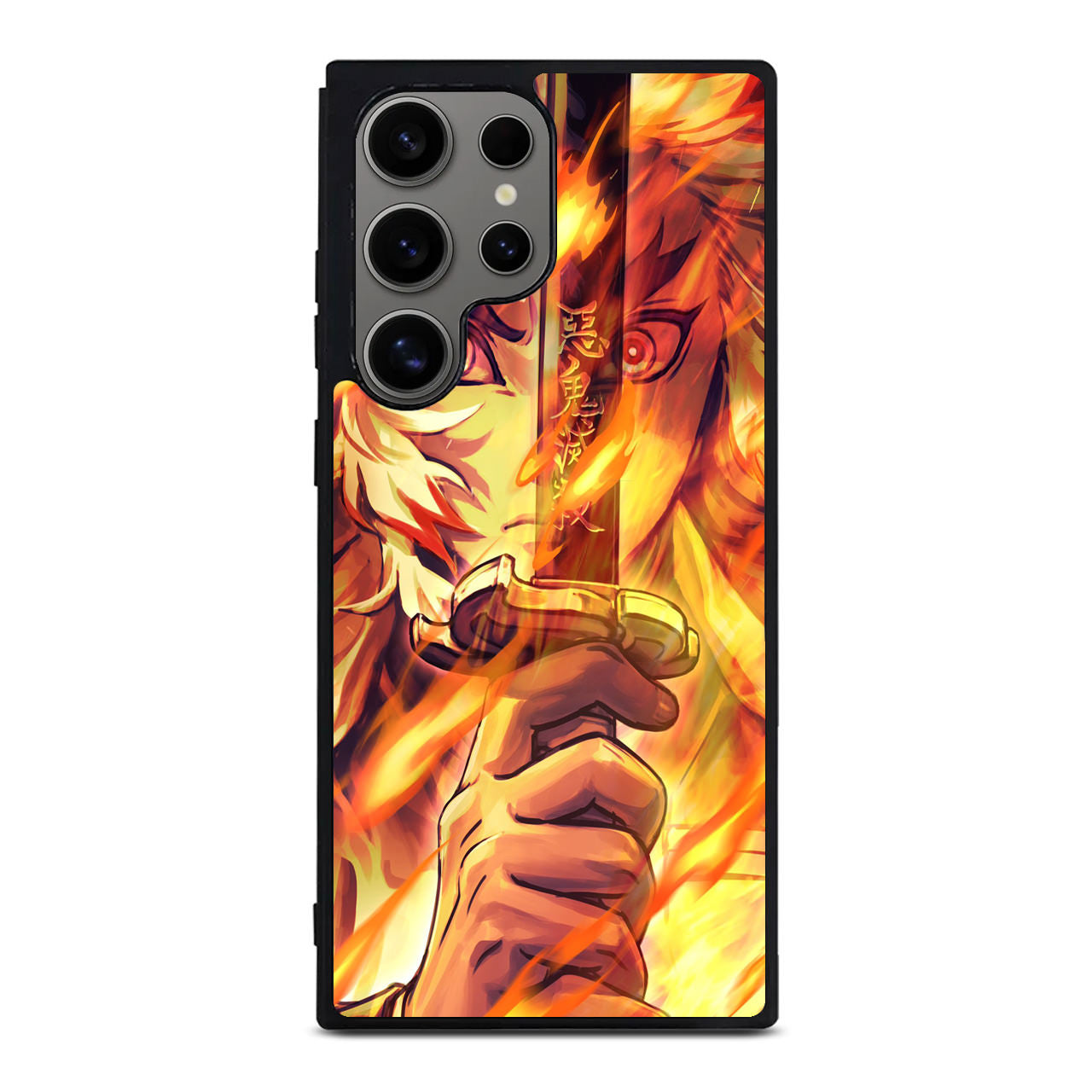 Kyojuro Rengoku Flame Sword Samsung Galaxy S24 Ultra Case