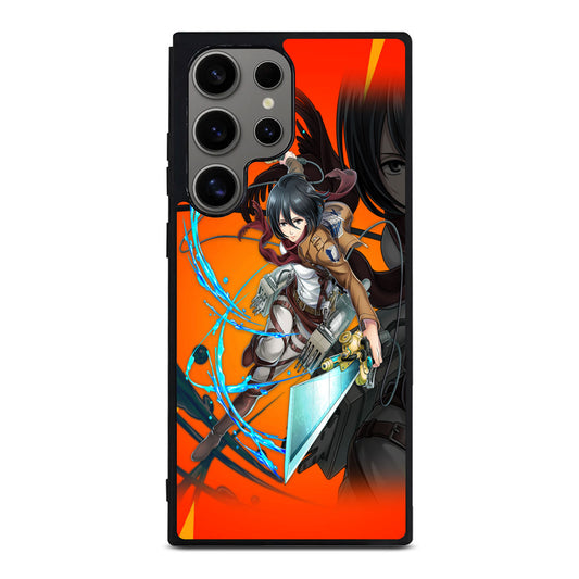 Mikasa Ackerman Poster Samsung Galaxy S24 Ultra Case