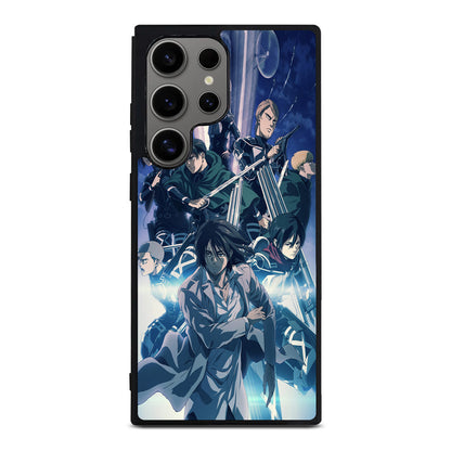 Poster Attack on Titan Final Season Samsung Galaxy S24 Ultra Case